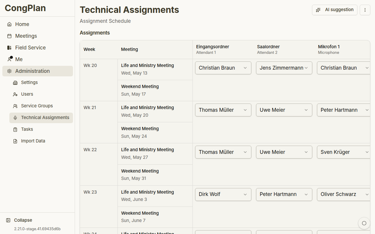 Technical Assignments