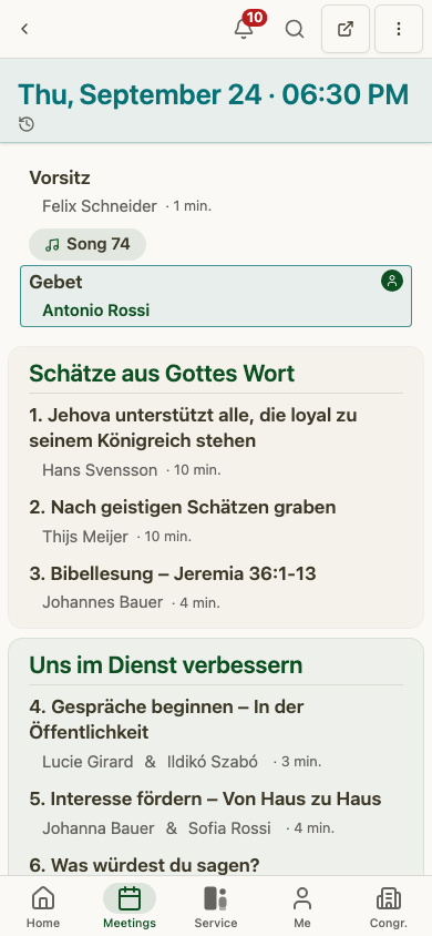 Vergaderingdetail: Engels, Licht, Groen